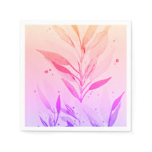 Floral Paper Napkin
