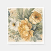 Floral Paper Napkin Servet (Voorkant)