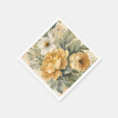 Floral Paper Napkin Servet (Hoek)