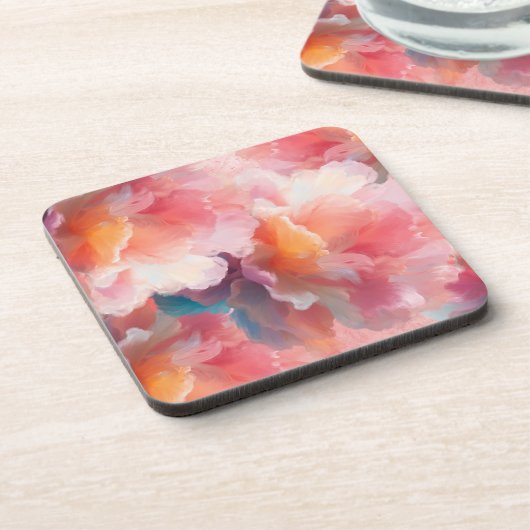 Floral Paper Plate Bier Onderzetter (Linkerzijde)