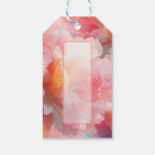 Floral Paper Plate Cadeaulabel (Achterkant)