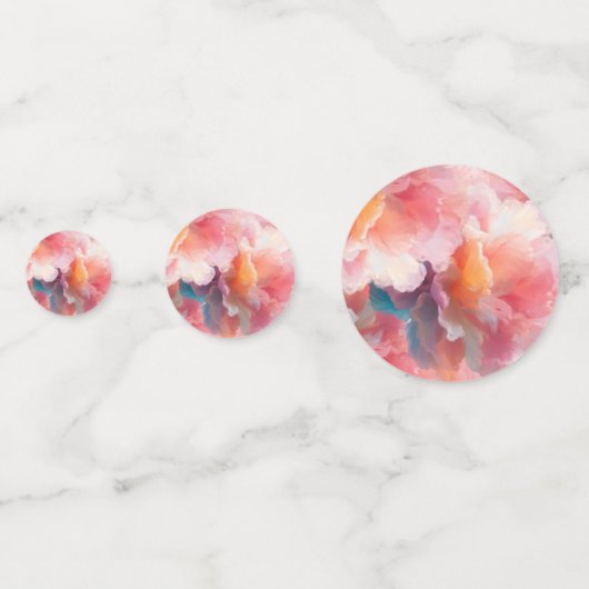 Floral Paper Plate Confetti (Achterkanten)