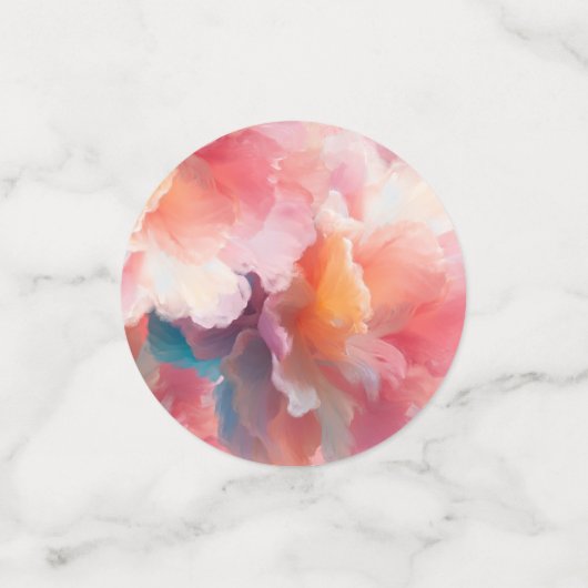 Floral Paper Plate Confetti (Kleine voorkant)