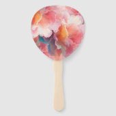 Floral Paper Plate Handwaaier (Voorkant)