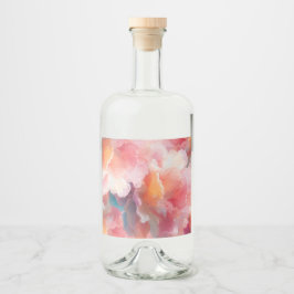 Floral Paper Plate Likeurfles Etiket