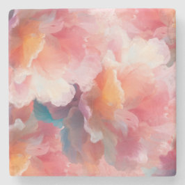 Floral Paper Plate Stenen Onderzetter