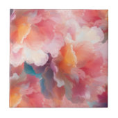 Floral Paper Plate Tegeltje (Voorkant)