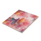 Floral Paper Plate Tegeltje (Zijkant)