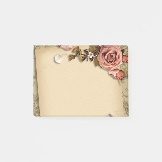 Floral papier post-it® notes (Voorkant)