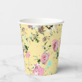 Floral Papieren Bekers (Achterkant)