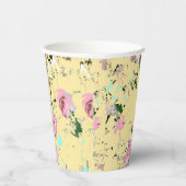 Floral Papieren Bekers (Rechts)