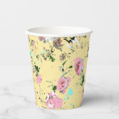 Floral Papieren Bekers (Voorkant)