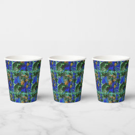 Floral Papieren Bekers