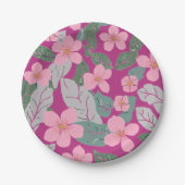 Floral Papieren Bordje (Voorkant)