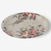  Floral Papieren Bordje (Gekanteld)