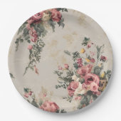  Floral Papieren Bordje (Voorkant)