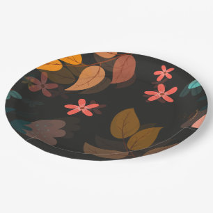 Floral Papieren Bordje