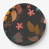 Floral Papieren Bordje (Voorkant)