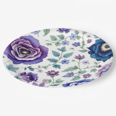 Floral Papieren Bordje (Gekanteld)