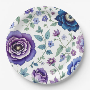 Floral Papieren Bordje