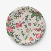 Floral  papieren bordje (Voorkant)