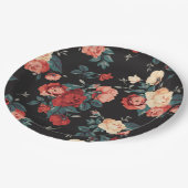 Floral Papieren Bordje (Gekanteld)