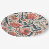 Floral Papieren Bordje (Gekanteld)