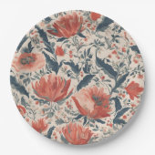 Floral Papieren Bordje (Voorkant)