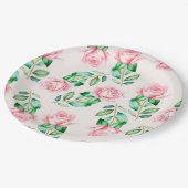 Floral Papieren Bordje (Gekanteld)