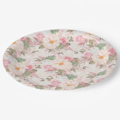  Floral Papieren Bordje (Gekanteld)