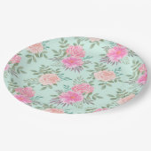 Floral Papieren Bordje (Gekanteld)