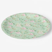 Floral Papieren Bordje (Gekanteld)