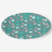 Floral Papieren Bordje (Gekanteld)