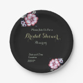 Floral Papieren Bordje (Voorkant)