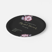 Floral Papieren Bordje (Gekanteld)