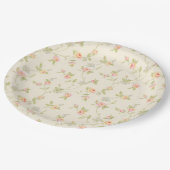 Floral Papieren Bordje (Gekanteld)