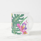 Floral Paradise Frosty Glass Mok (Voorkant rechts)