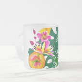 Floral Paradise Frosty Glass Mok (Voorkant links)