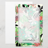 Floral Paradise II Briefpapier (Voorkant / Achterkant)