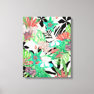 Floral Paradise II Canvas Afdruk