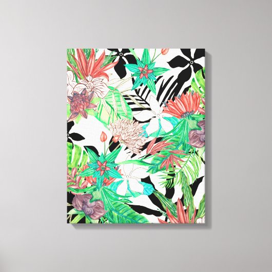 Floral Paradise II Canvas Afdruk (Voorkant)
