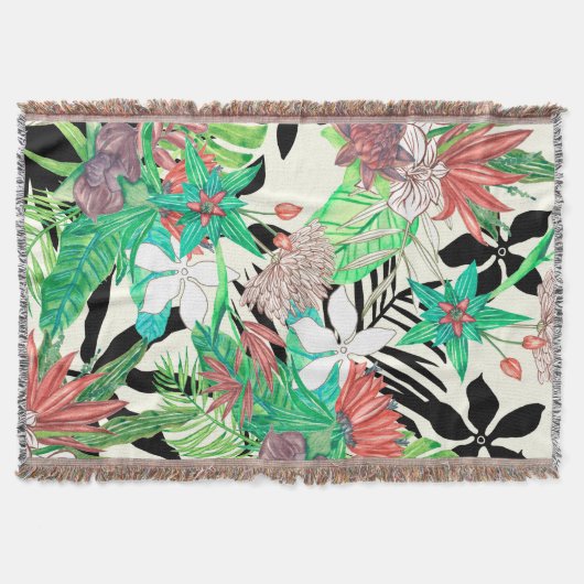 Floral Paradise II Deken (Voorkant)