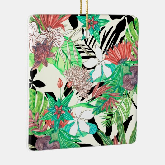 Floral Paradise II Keramisch Ornament (Rechts)