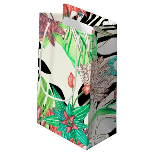 Floral Paradise II Klein Cadeauzakje (Achterkant Gekanteld)