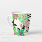 Floral Paradise II Latte Mok (Linkerhoek)