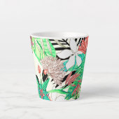 Floral Paradise II Latte Mok (Voorkant)