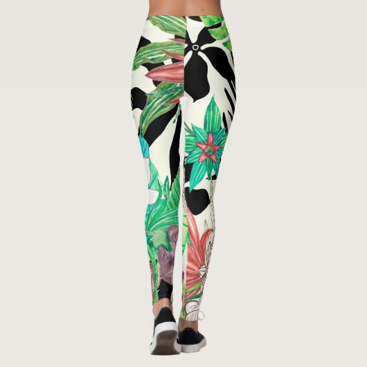 Floral Paradise II Leggings (Achterkant)