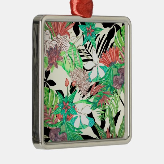 Floral Paradise II Metalen Ornament (Rechts)