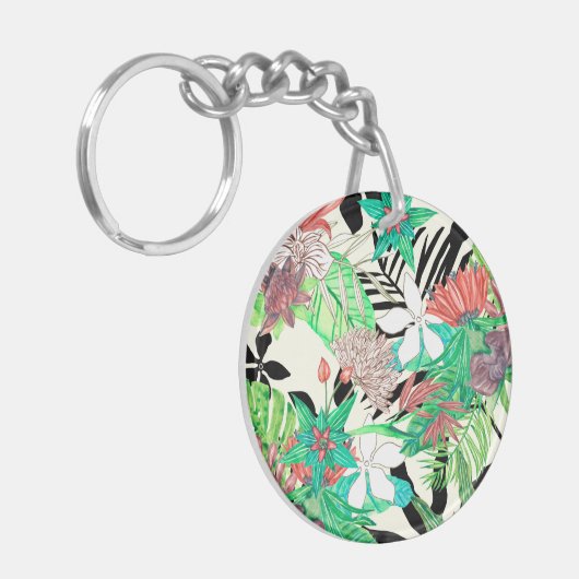 Floral Paradise II Sleutelhanger (Voorkant Links)