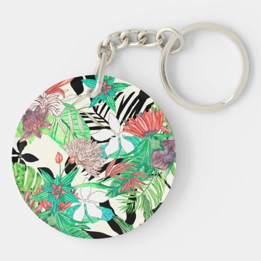 Floral Paradise II Sleutelhanger (Achterkant)